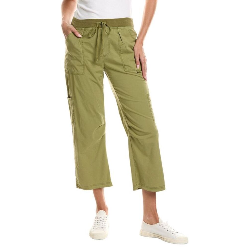 Xcvi Womens Leopold Crop Pant, Green